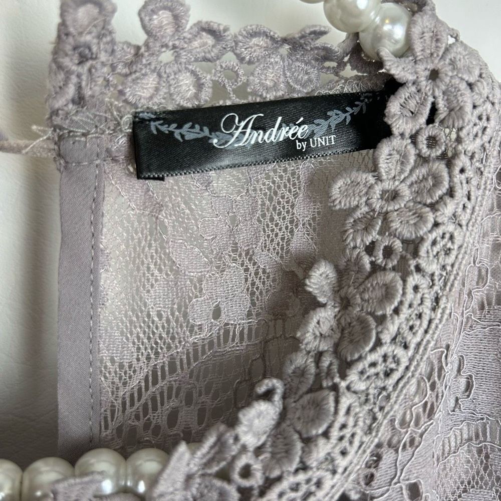 Andree By Unit Boho Bohemian Lavender Purple Dres… - image 7